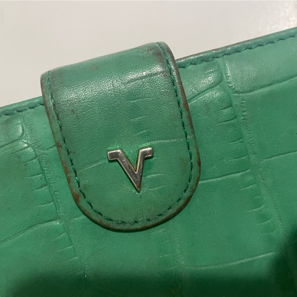Valentino Rudy Croc Embossed long Bifold wallet UC - Picture 11 of 13